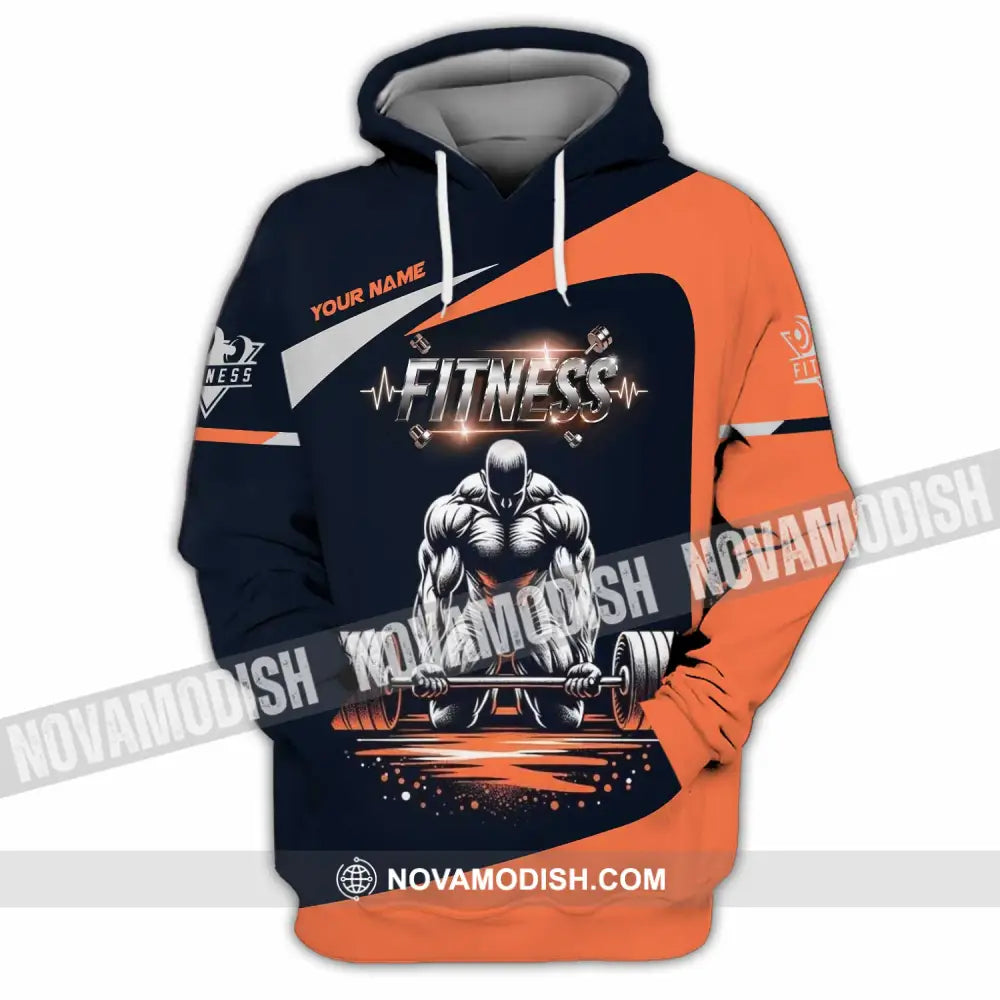 Unisex Shirt - Custom Text Shirt Fitness Shirt Hoodie / S T-shirt