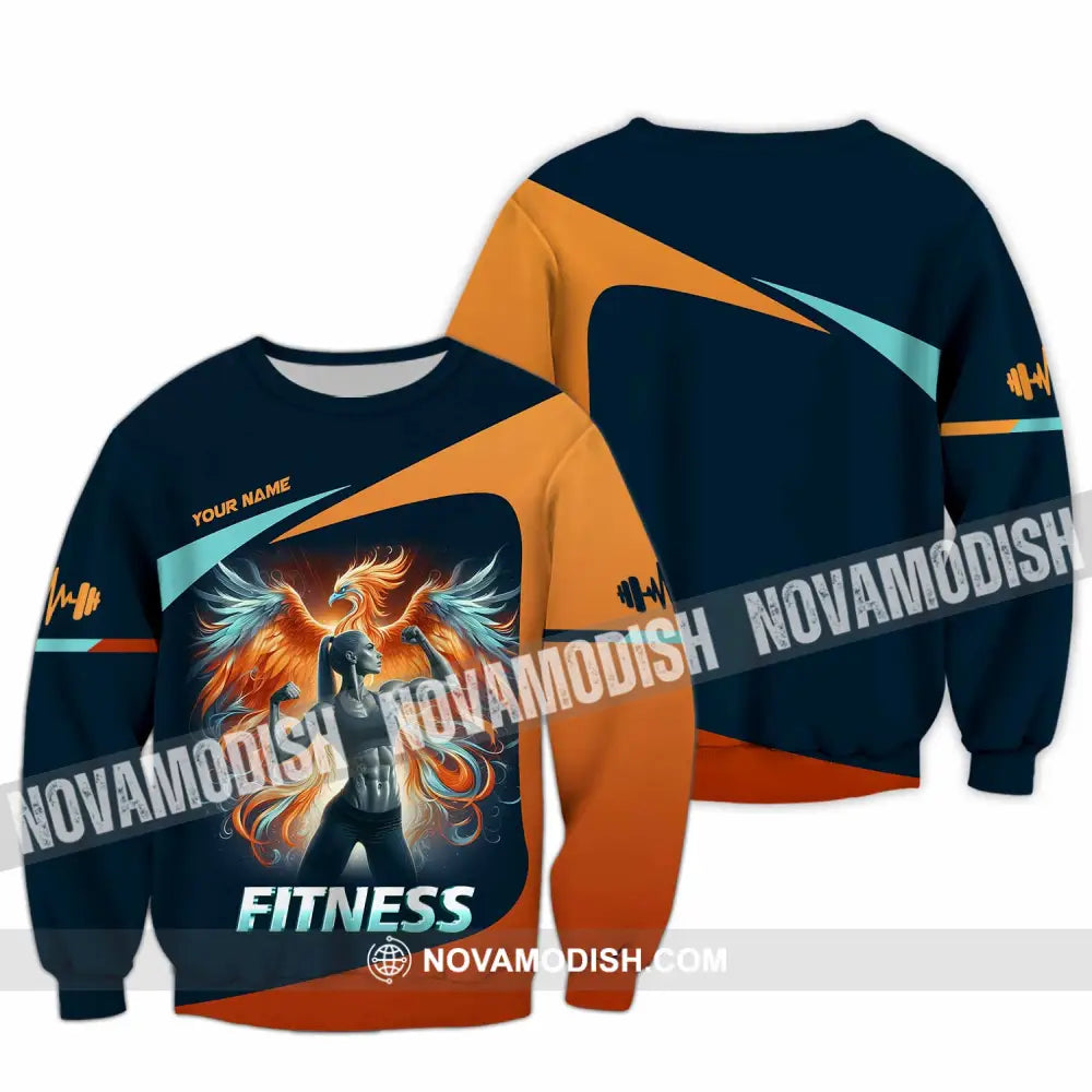 Unisex Shirt - Custom Text Shirt Fitness Shirt Long Sleeve / S T-shirt