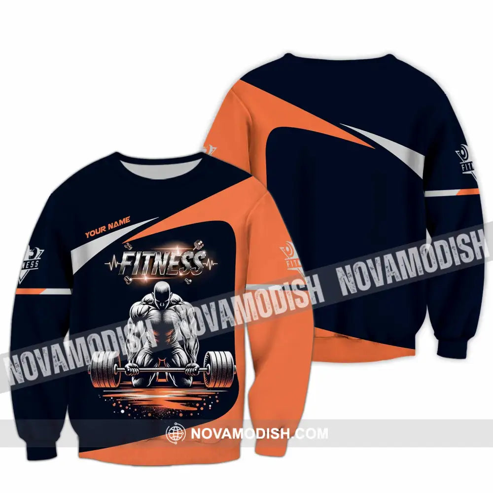 Unisex Shirt - Custom Text Shirt Fitness Shirt Long Sleeve / S T-shirt