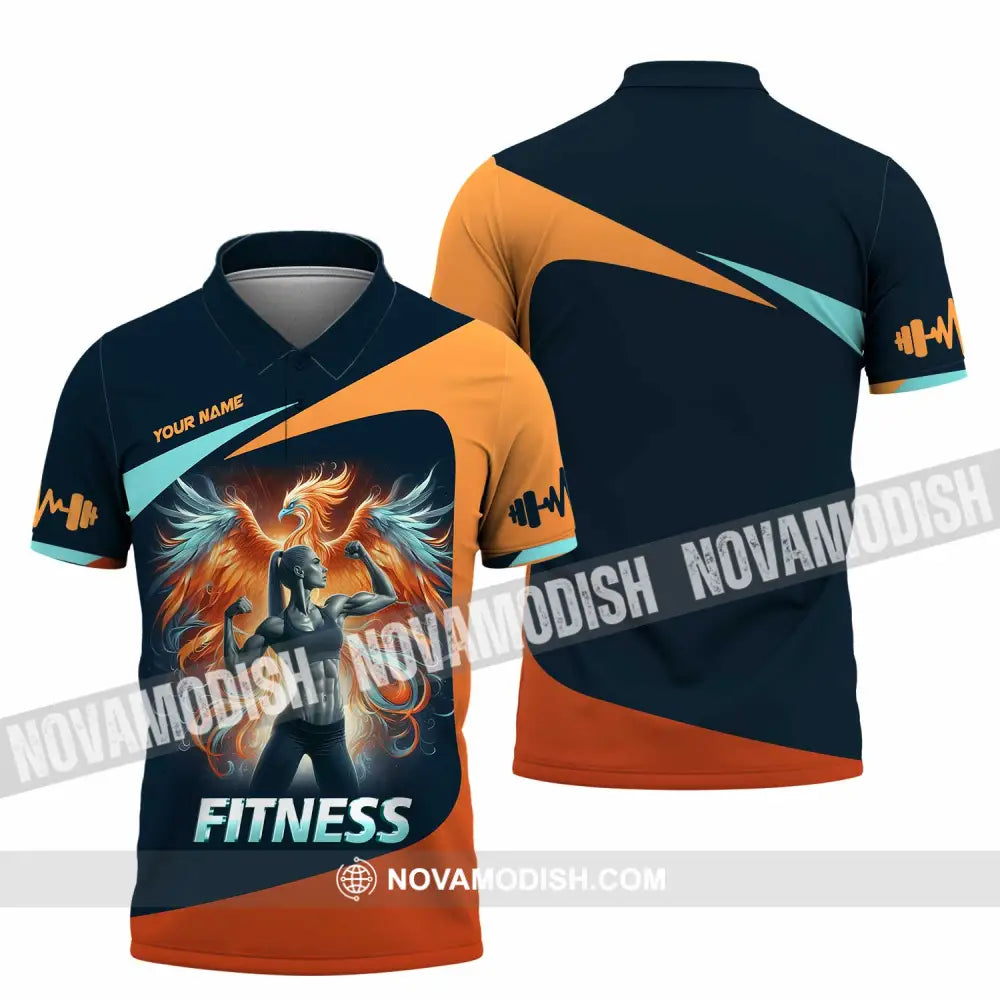 Unisex Shirt - Custom Text Shirt Fitness Shirt Polo Shirt / S T-shirt