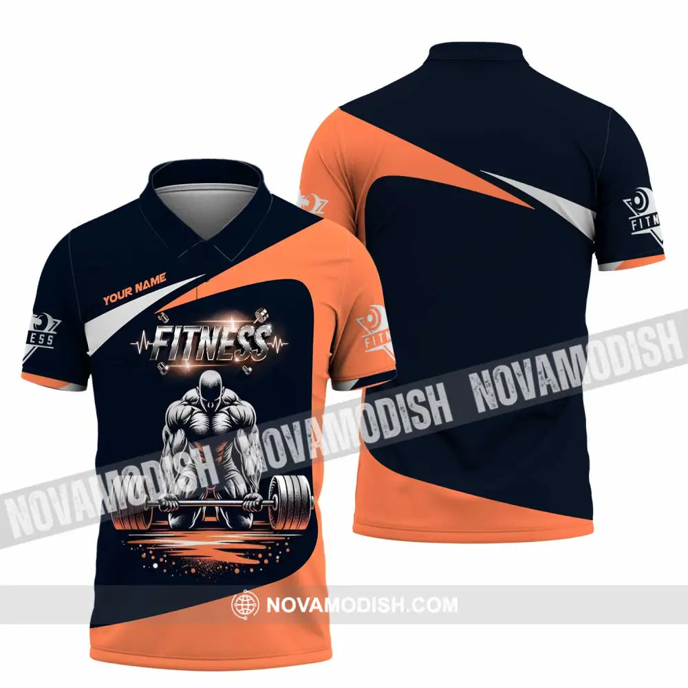 Unisex Shirt - Custom Text Shirt Fitness Shirt Polo Shirt / S T-shirt