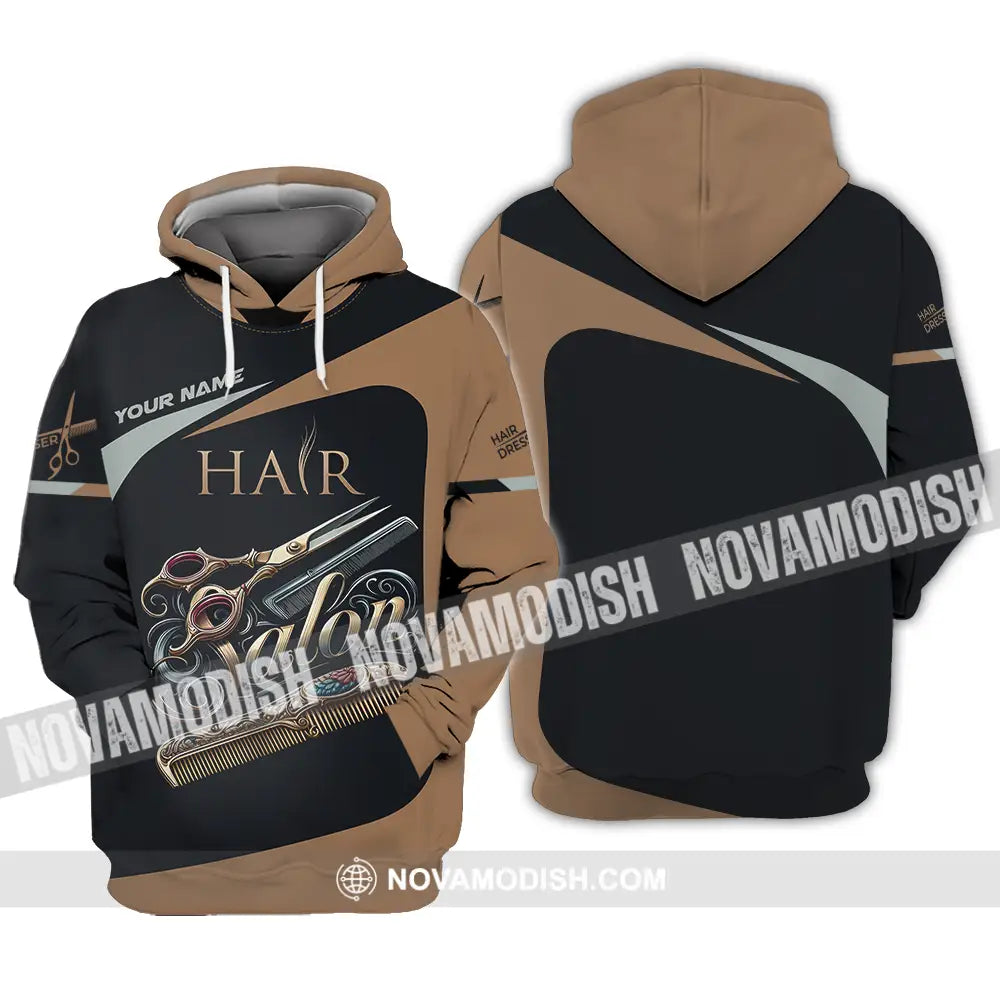 Unisex Shirt - Custom Text Shirt For Hair Salon Hoodie / S T-shirt