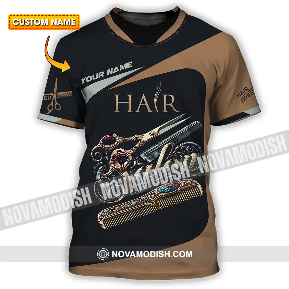 Unisex Shirt - Custom Text Shirt For Hair Salon T-shirt