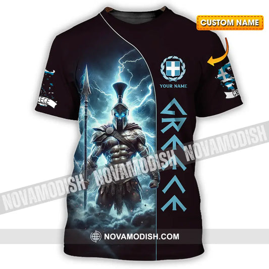 Unisex Shirt - Custom Text Shirt Greece T-shirt