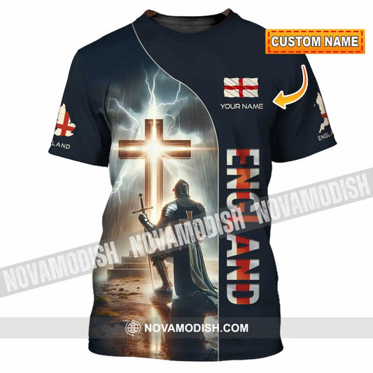 Unisex Shirt - Custom Text Guardian Of England T-Shirt