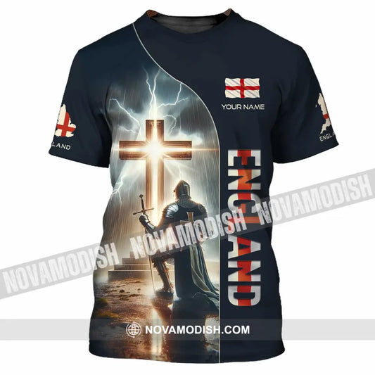 Unisex Shirt - Custom Text Guardian Of England T-Shirt / S T-Shirt