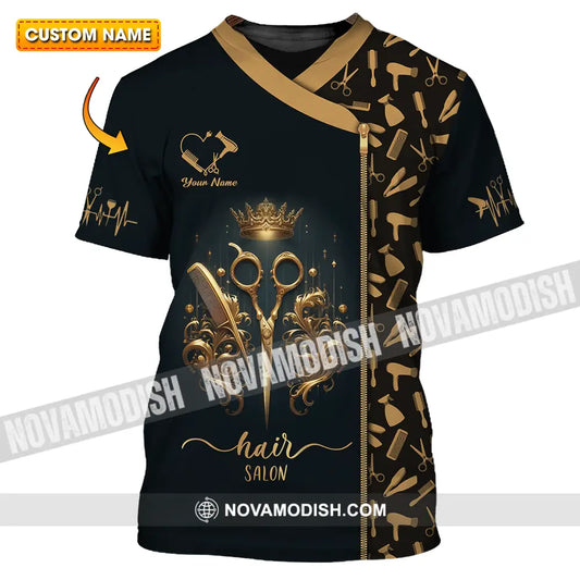 Unisex Shirt - Custom Text Hair Salon T-Shirt