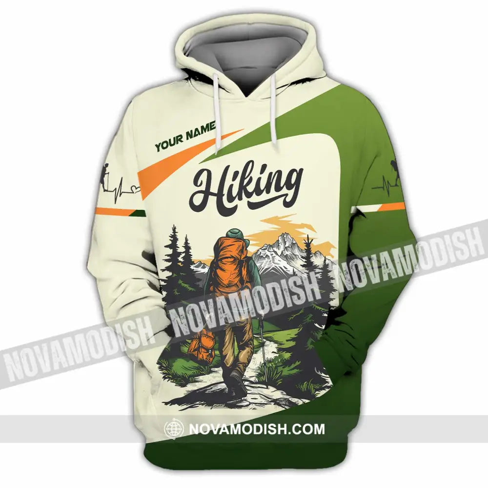Unisex Shirt - Custom Text Shirt Hiking Shirt Hoodie / S T-shirt