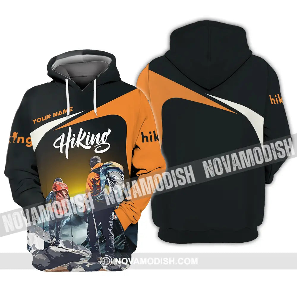 Unisex Shirt - Custom Text Shirt Hiking Hoodie / S T-shirt