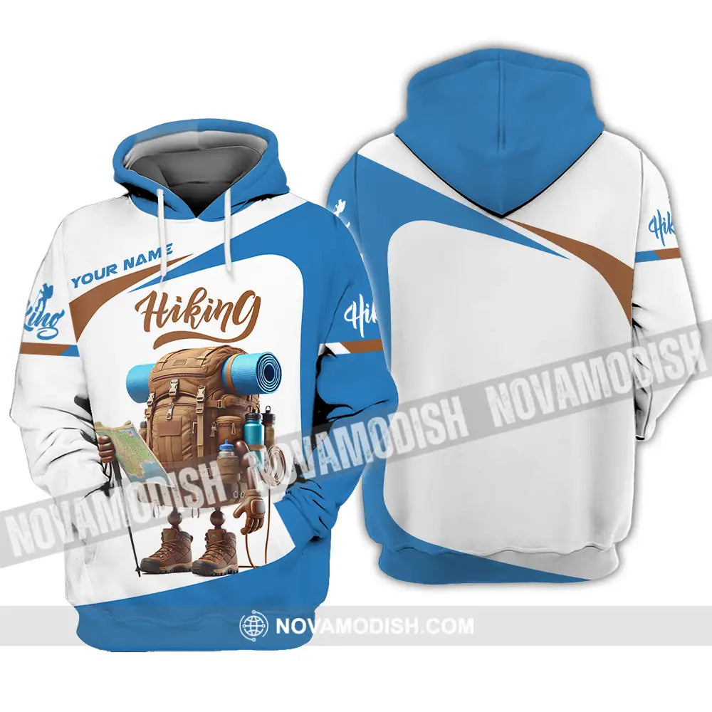 Unisex Shirt - Custom Text Shirt Hiking Hoodie / S T-shirt