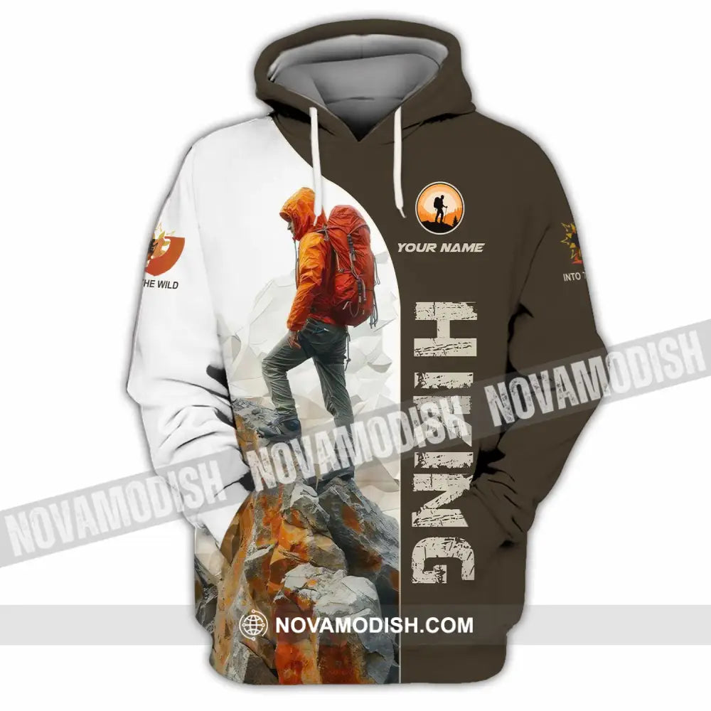 Unisex Shirt - Custom Text Shirt Hiking Shirt Hoodie / S T-shirt
