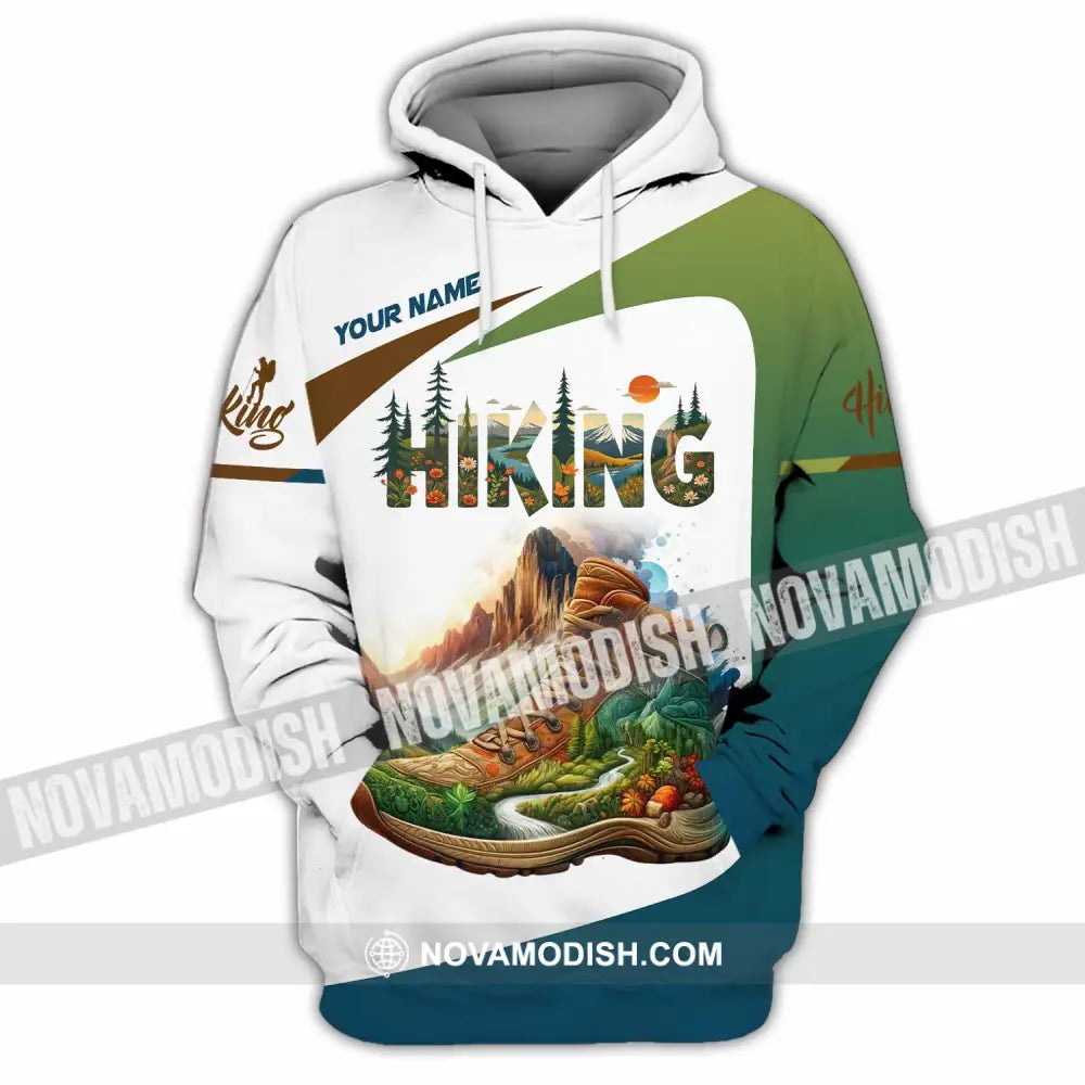 Unisex Shirt - Custom Text Shirt Hiking Shirt Hoodie / S T-shirt