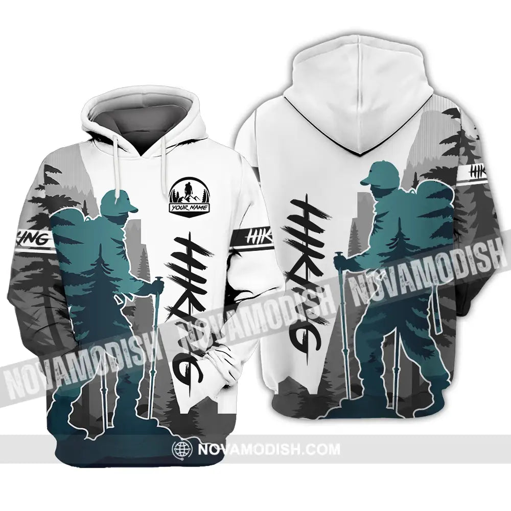 Unisex Shirt - Custom Text Shirt Hiking Hoodie / S T-shirt