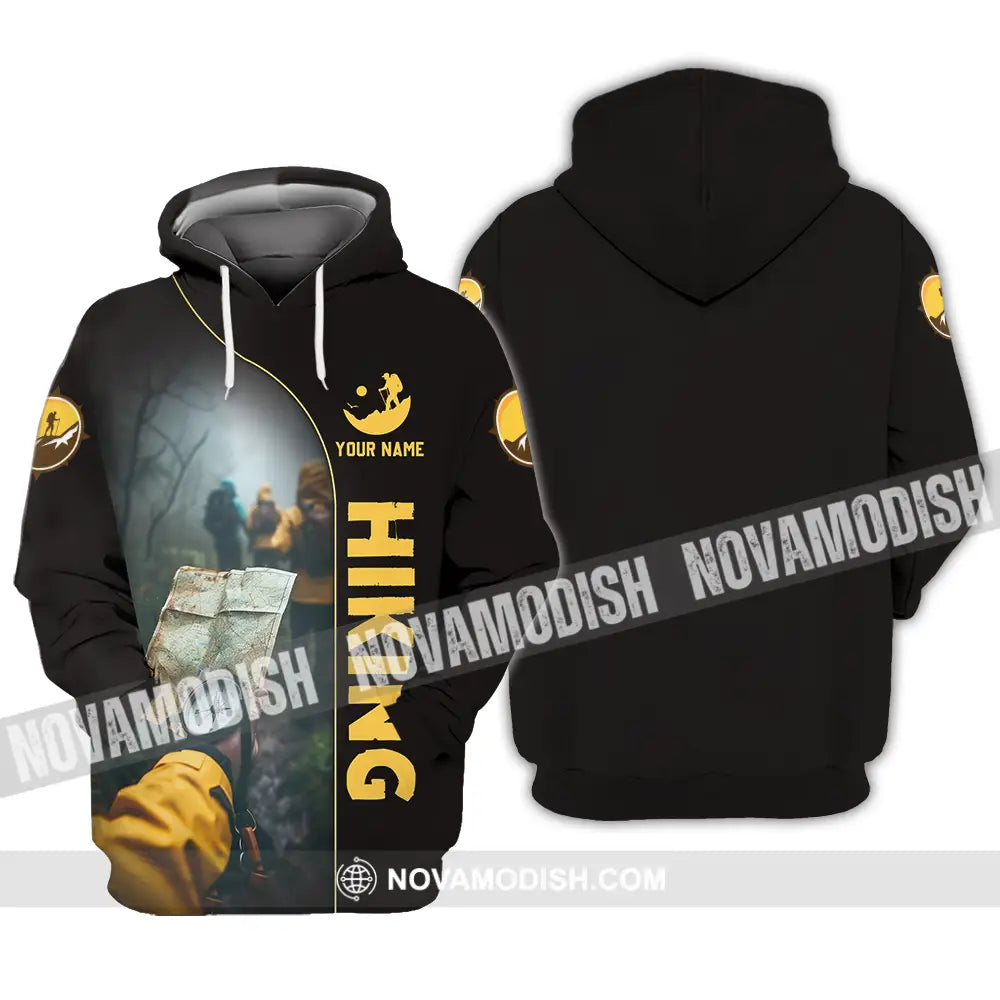 Unisex Shirt - Custom Text Shirt Hiking Shirt Hoodie / S T-shirt