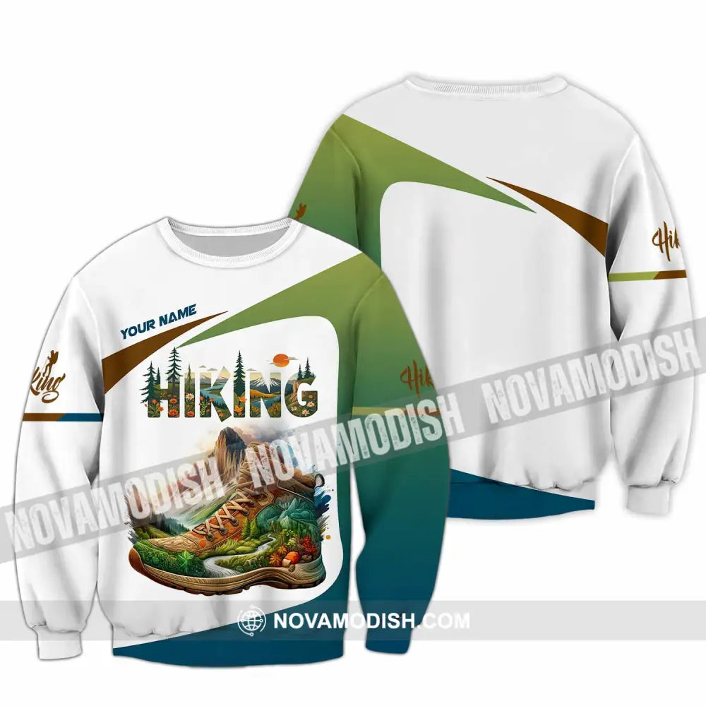 Unisex Shirt - Custom Text Shirt Hiking Shirt Long Sleeve / S T-shirt