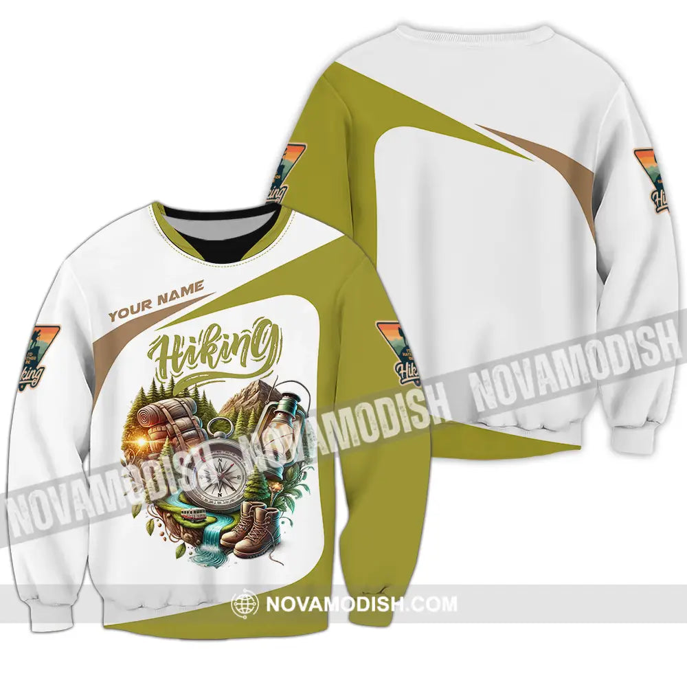 Unisex Shirt - Custom Text Shirt Hiking Shirt Long Sleeve / S T-shirt
