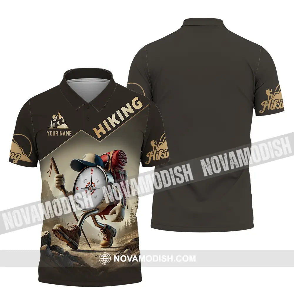 Unisex Shirt - Custom Text Shirt Hiking Shirt Polo Shirt / S T-shirt