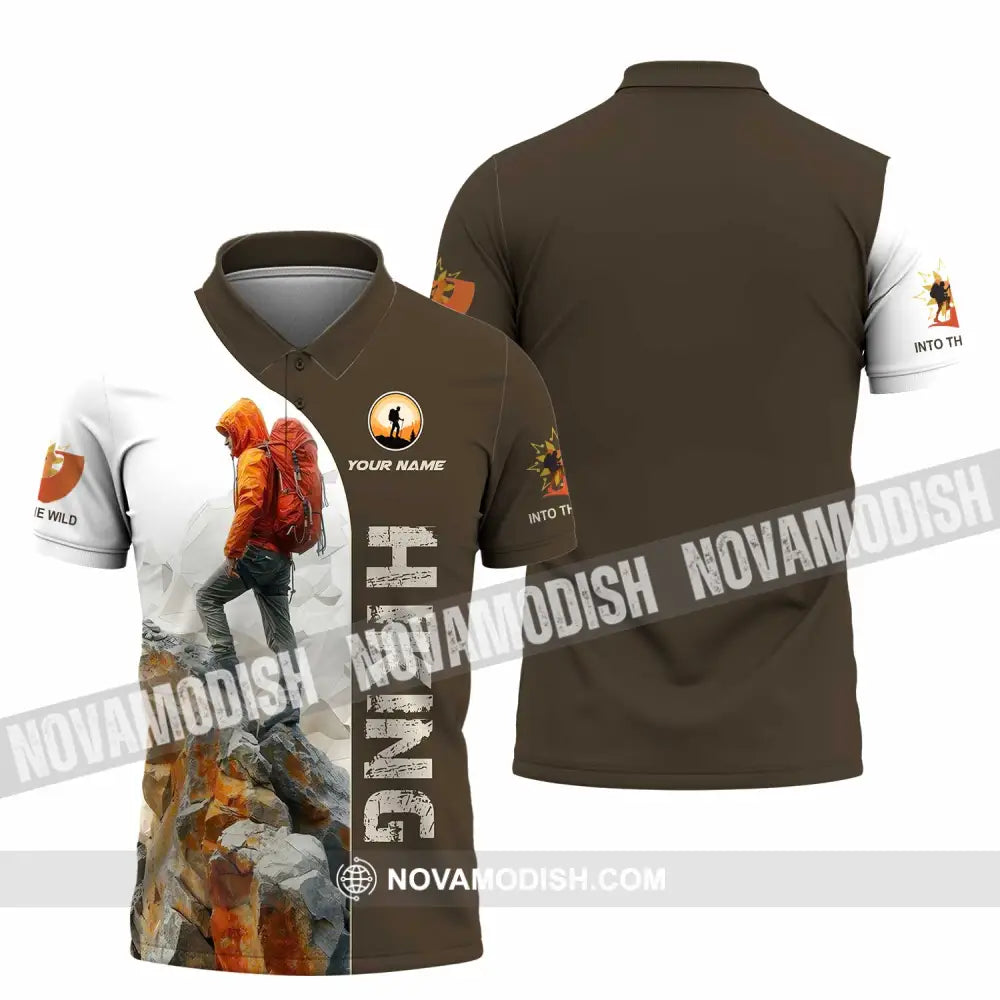 Unisex Shirt - Custom Text Shirt Hiking Shirt Polo Shirt / S T-shirt