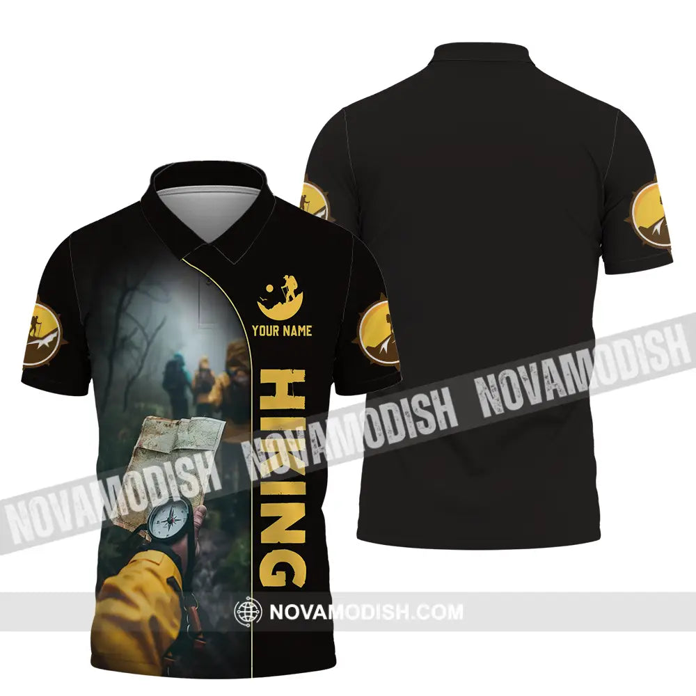Unisex Shirt - Custom Text Shirt Hiking Shirt Polo Shirt / S T-shirt