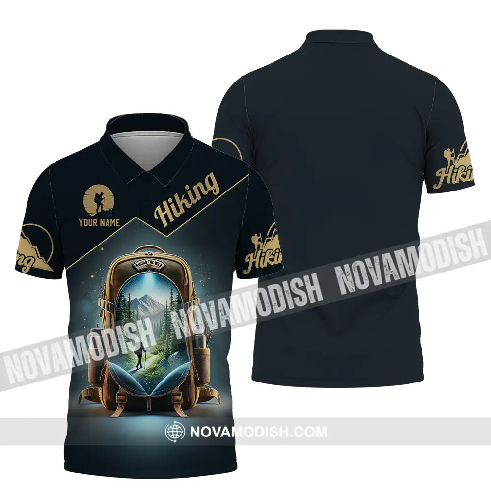 Unisex Shirt - Custom Text Shirt Hiking Shirt Polo Shirt / S T-shirt
