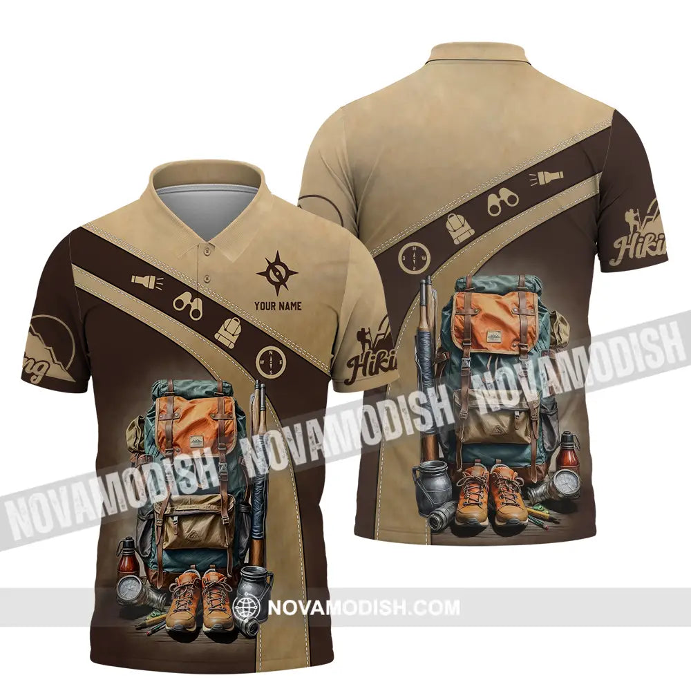 Unisex Shirt - Custom Text Shirt Hiking Shirt Polo Shirt / S T-shirt