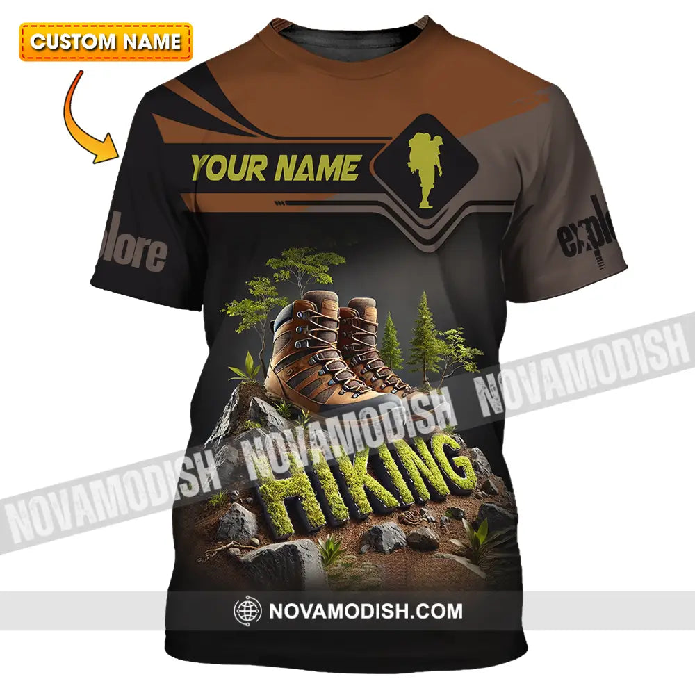 Unisex Shirt - Custom Text Hiking T-Shirt