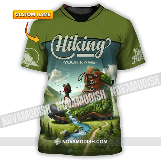 Unisex Shirt - Custom Text Shirt Hiking Shirt T-shirt