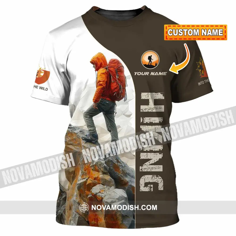 Unisex Shirt - Custom Text Shirt Hiking Shirt T-shirt