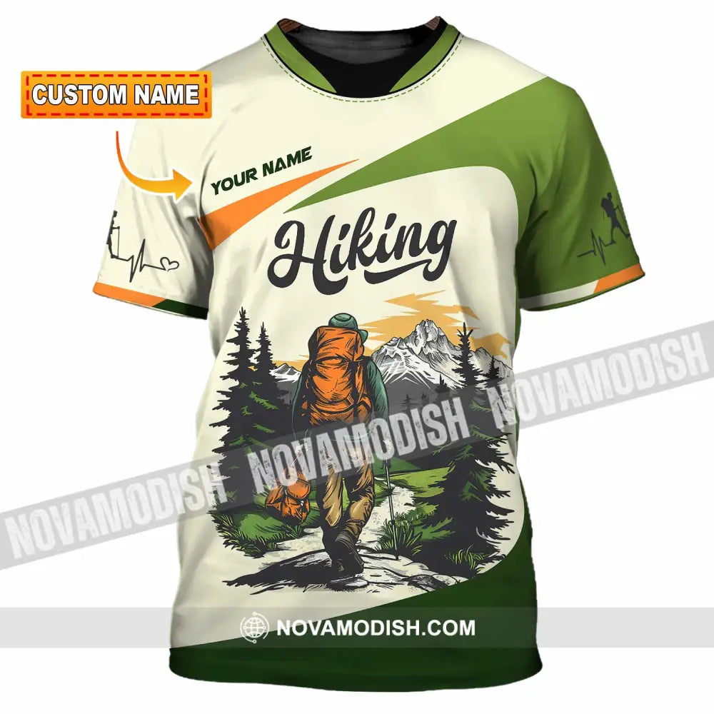 Unisex Shirt - Custom Text Shirt Hiking Shirt T-shirt