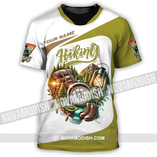 Unisex Shirt - Custom Text Shirt Hiking Shirt T-Shirt / S T-shirt