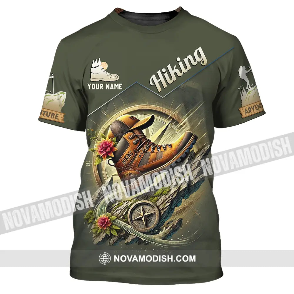 Unisex Shirt - Custom Text Shirt Hiking T-Shirt / S T-shirt