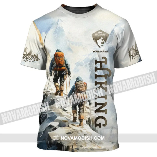 Unisex Shirt - Custom Text Shirt Hiking T-Shirt / S T-shirt