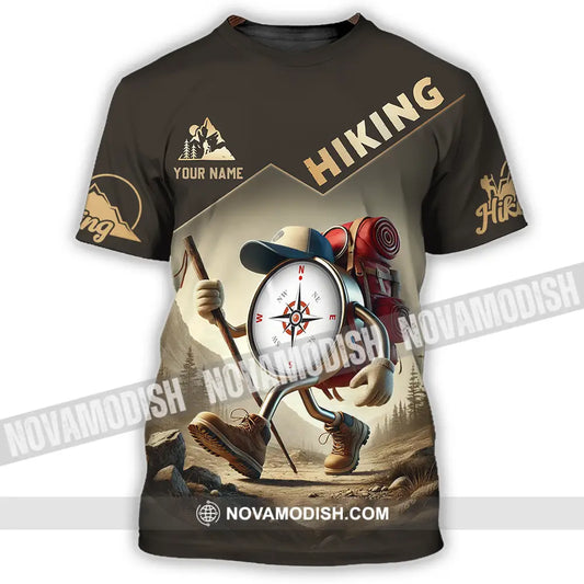 Unisex Shirt - Custom Text Shirt Hiking Shirt T-Shirt / S T-shirt
