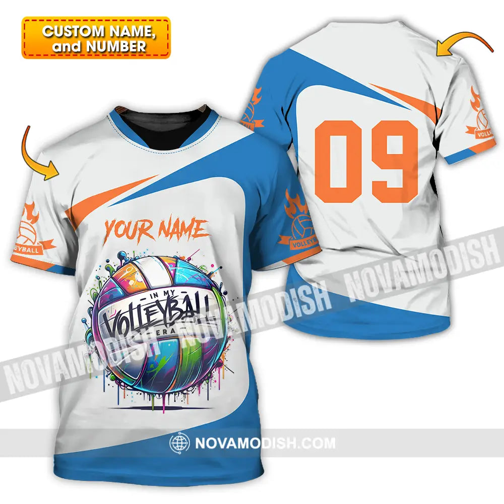Unisex Shirt - Custom Text Shirt In My Volleyball T-shirt
