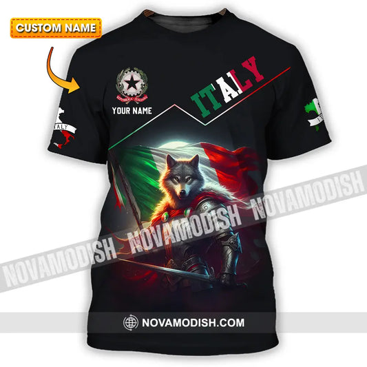 Unisex Shirt - Custom Text Shirt Italy Shirt T-shirt