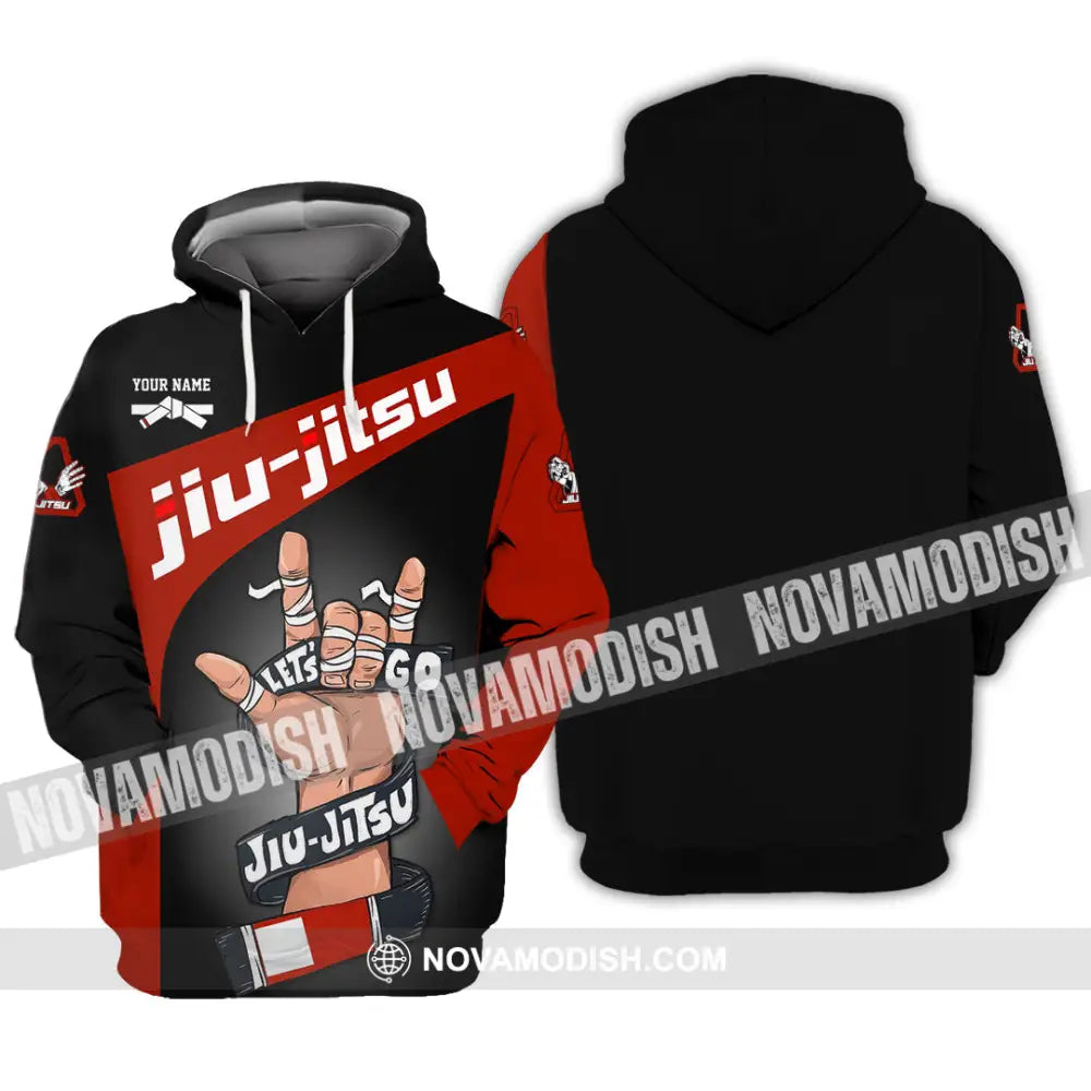 Unisex Shirt - Custom Text Shirt Jiu Jitsu Shirt Hoodie / S T-shirt