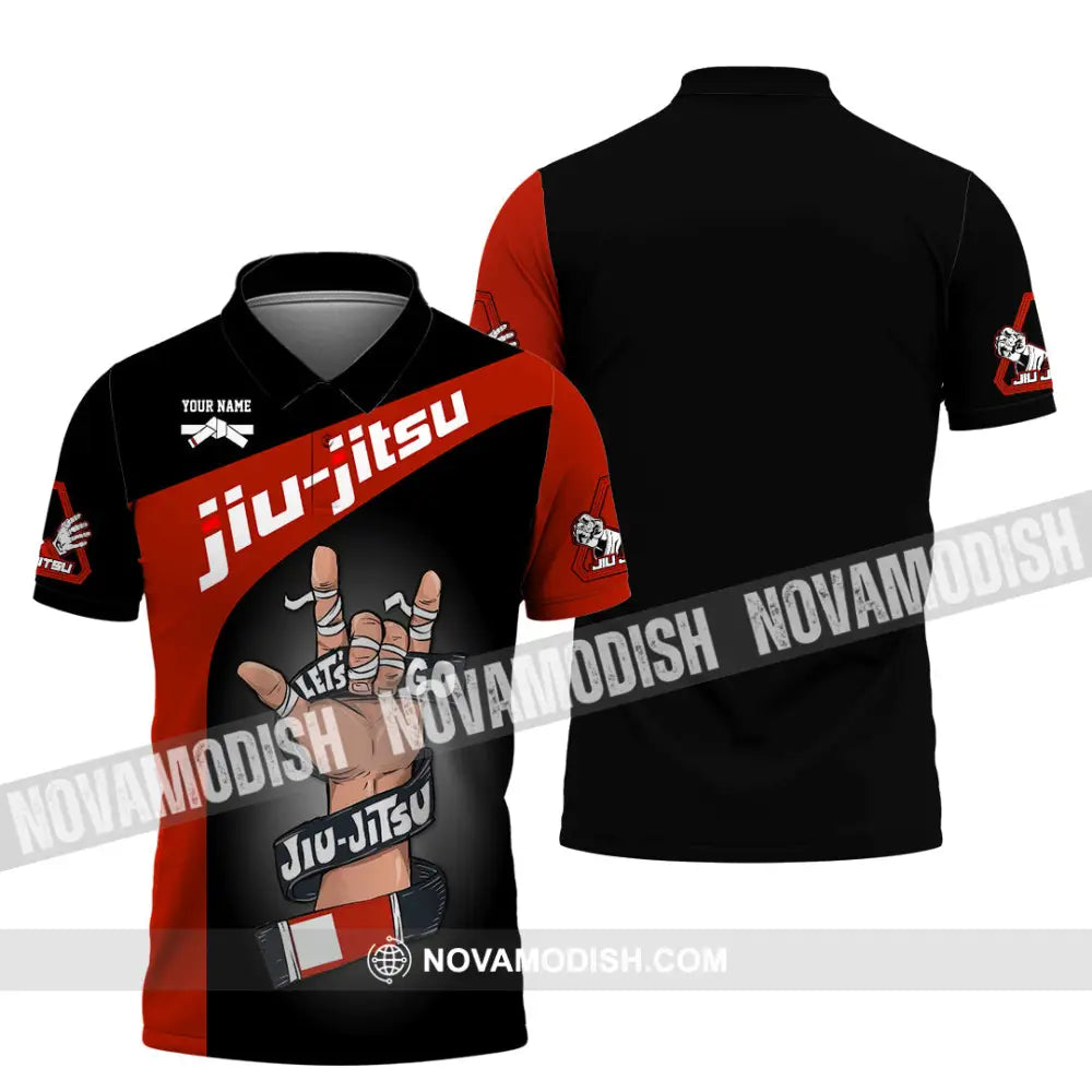 Unisex Shirt - Custom Text Shirt Jiu Jitsu Shirt Polo Shirt / S T-shirt