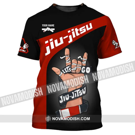 Unisex Shirt - Custom Text Shirt Jiu Jitsu Shirt T-Shirt / S T-shirt