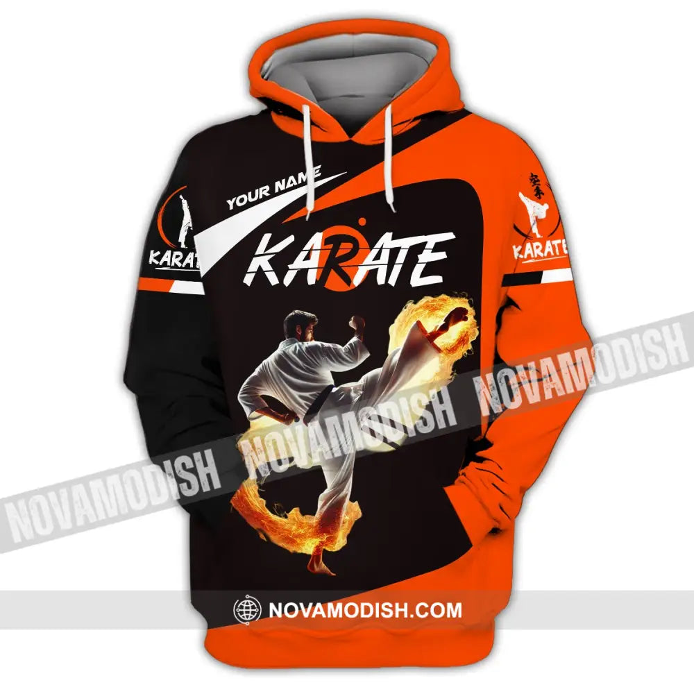 Unisex Shirt - Custom Text Karate Hoodie / S T-Shirt