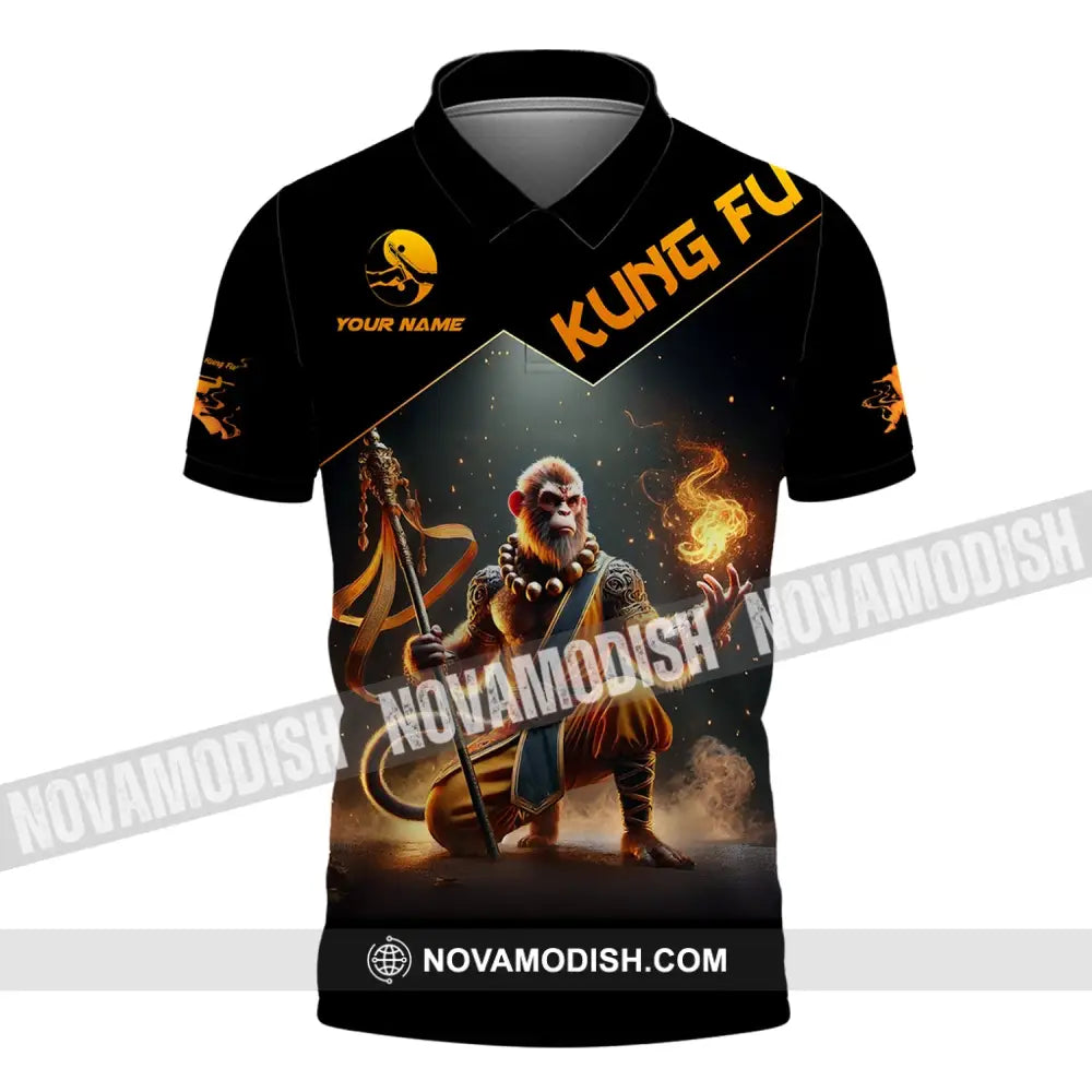 Unisex Shirt - Custom Text Kung Fu Polo / S T-Shirt