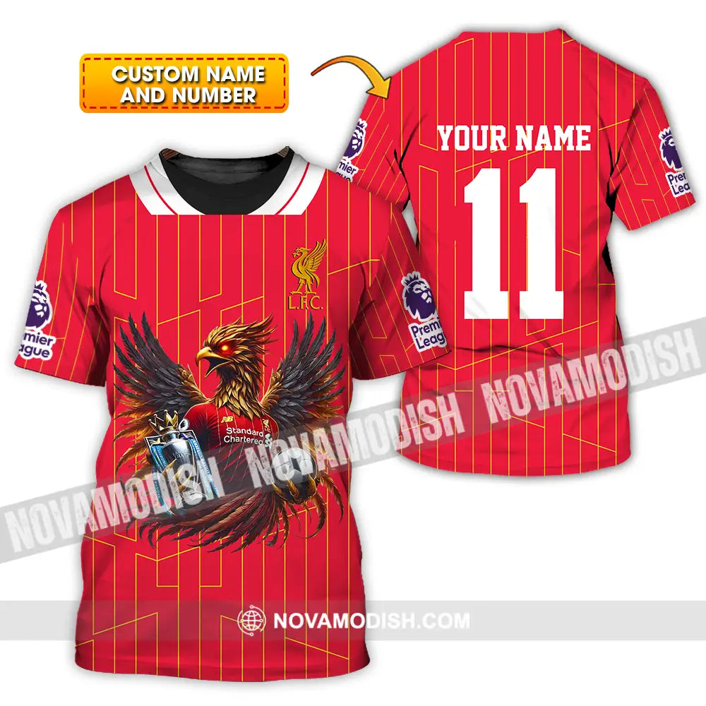 Unisex Shirt - Custom Text Shirt Liverpool Shirt T-shirt