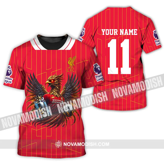Unisex Shirt - Custom Text Shirt Liverpool Shirt T-Shirt / S T-shirt