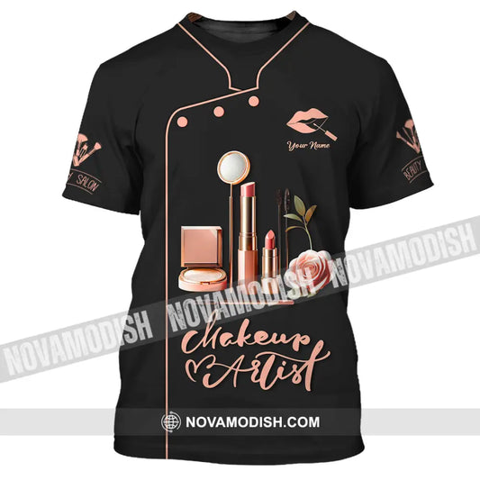 Unisex Shirt - Custom Text Shirt Makeup Artist Shirt T-Shirt / S T-shirt