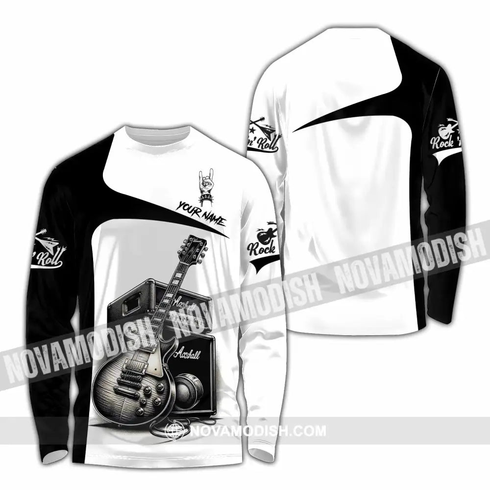 Unisex Shirt - Custom Text Shirt Marshall Shirt Long Sleeve Shirt / S T-shirt