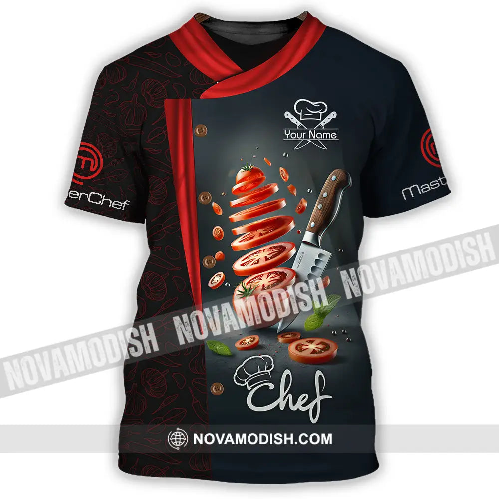 Unisex Shirt - Custom Text Shirt Master Chef Shirt T-Shirt / S T-shirt