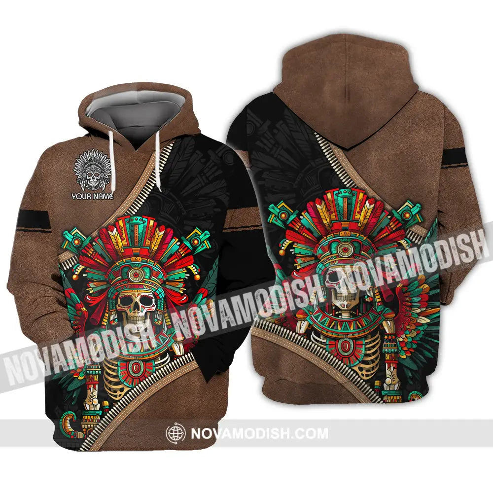Unisex Shirt - Custom Text Shirt Mexico Aztec Classic Shirt Hoodie / S T-shirt