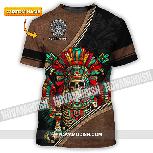 Unisex Shirt - Custom Text Shirt Mexico Aztec Classic Shirt T-shirt