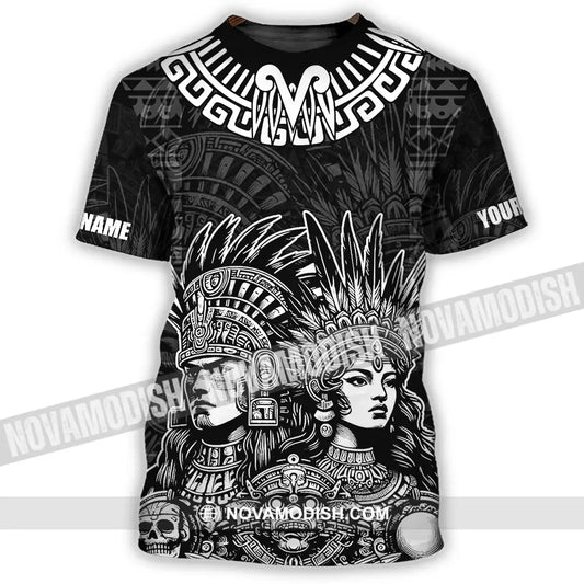 Unisex Shirt - Custom Text Shirt Mexico Aztec Classic Shirt T-Shirt / S T-shirt