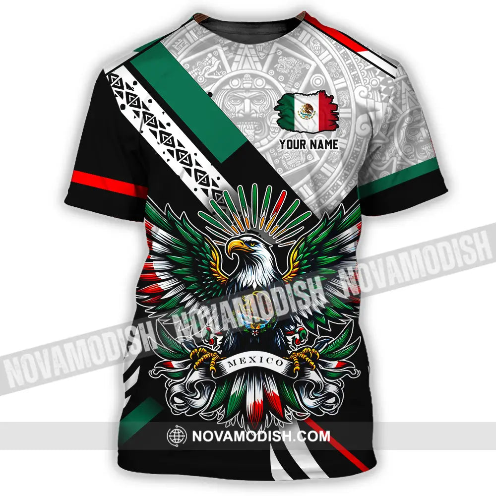 Unisex Shirt - Custom Text Shirt Mexico Aztec Classic Shirt T-Shirt / S T-shirt