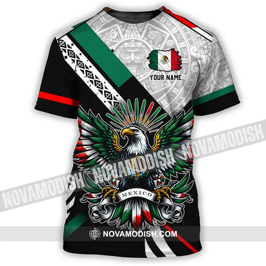 Unisex Shirt - Custom Text Shirt Mexico Aztec Classic Shirt T-Shirt / S T-shirt